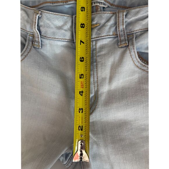 American Eagle Outfitters Light Blue Skinny Super Stretch Jeans Size 10 - Picture 7 of 14